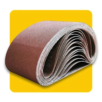 Image of 100mm x 915mm 100mmx915mm Sanding Belt Assorted Pack,12 Pcs(4 Each of 80 120 150 Grits) Aluminum Oxide for Sander