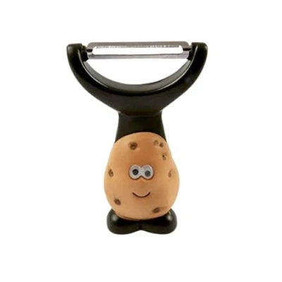 Image of Joie Kitchen Gadgets Spud Dude Y Peeler, Stainless steel blade, Green, One Size