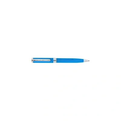 Image of Helix Oxford Premium Light Blue Ballpoint Pen (Blue Ink) Plastic Free Packaging