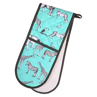 Image of Dexam Safari Double Oven Glove Mint,90 x 18