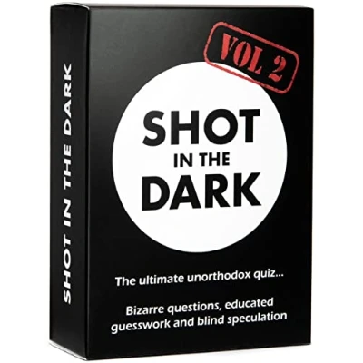 Image of Shot in The Dark Volume 2: Ultimate Unorthodox Quiz Game 2+ players Adults &amp; Kids