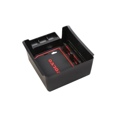 Image of Car Center Console Glove Box Armrest Storage For Volvo XC60 2009 2010 2011 2012 2013 2014 2015 2016 2017 Organizer Tray Accessories