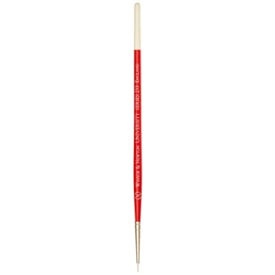 Image of Winsor &amp; Newton 5423020 University Series 233 Round Short Handle Brush, Size 00