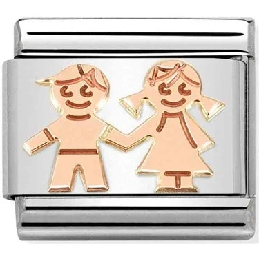 Image of Nomination Rose Gold Children Charm