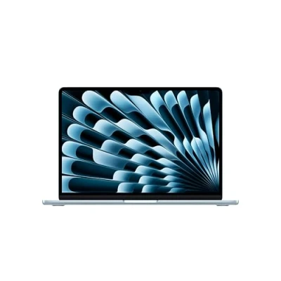 Image of Apple 2025 MacBook Air 13 inch Laptop with M4 chip: Built for Intelligence, 13.6 Liquid Retina Display, 24GB Unified Memory, 512GB SSD Storage, 12MP Center Stage Camera, Touch ID; Sky Blue
