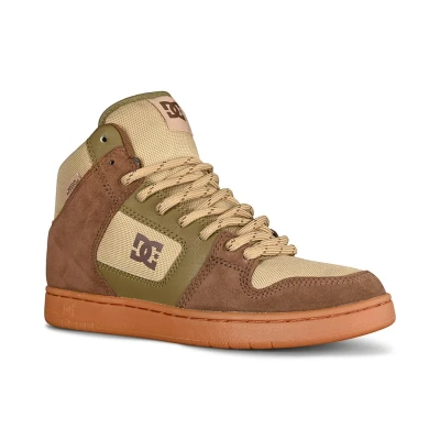 Image of DC Shoes Manteca 4 Hi WR High Top Leather for Men 40.5 Brown