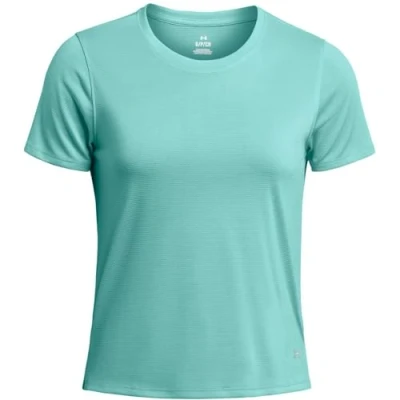 Image of Under Armour Launch Sports Tshirt, Women&#039;s, Size: Medium, Radial turquoise