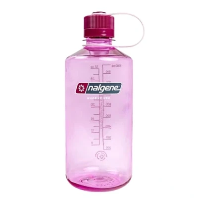Image of Nalgene Sustain Tritan BPA Free Water Bottle Made with Material Derived from 50% Plastic Waste, 32 OZ, Narrow Mouth, Cosmo