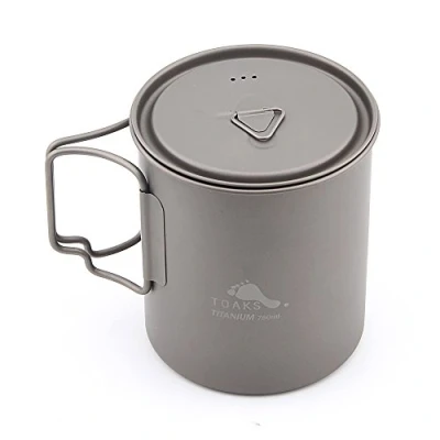 Image of TOAKS Ultralight Titanium Cup Portable Water Mug (750ml)
