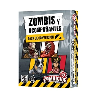 Image of Edge Entertainment Zombicide Second Edition Zombies and Partners Set of Miniatures in Spanish CMZCD009ES