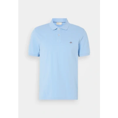 Image of GANT Archive Shield Polo shirt, Men&#039;s, Size: Small, Capri blue