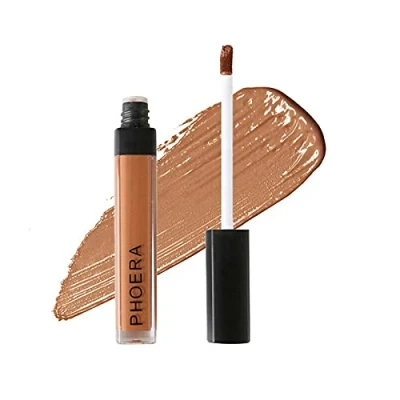 Image of AQUAPURITY PHOERA Liquid Concealer Full Coverage Makeup Face Moisturizer Foundation Conceal Under Eye Dark Circles Cruelty Free (109 Hazelnut)