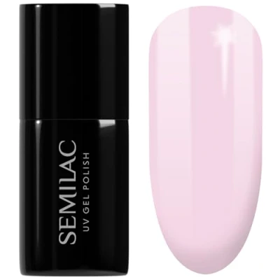 Image of SEMILAC 192 Lila Rose Nail UV Gel Polish Long Lasting and Easy to Apply Soak off UV/Led Perfect for Home Professional Manicure Pedicure 7 ml