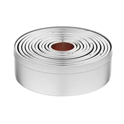 Image of Vogue E013 Round Plain Pastry Cutter Set
