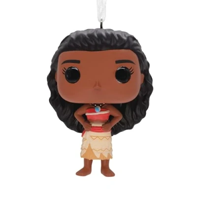 Image of Hallmark Moana Funko Pop, Hanging Ornament, Disney Princess, Tree Decoration, Resin Christmas Gifts for