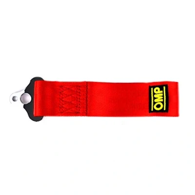 Image of Omp OMPEB/578/R Trailer Hook Stainless Steel, fabric, red, diameter: 100 mm