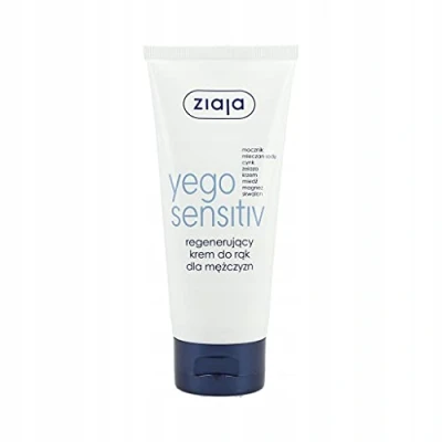 Image of Ziaja Yego Sensitive Regenerating Hand Cream for Men 75 ml