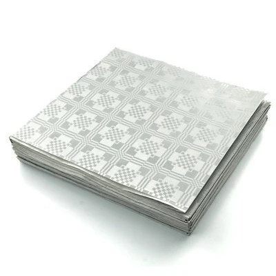 Image of THE TABLECLOTH SHOP Paper Table Covers x 25 13 COLOURS TO CHOOSE FROM (SILVER)