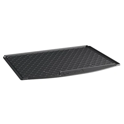 Image of Rubbasol (Rubber) Trunk mat compatible with Suzuki SX4/S Cross 2022 (Upper &amp; Lower variable floor), Black