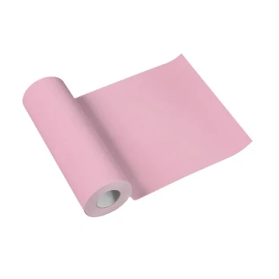 Image of PAW Tablerunner made of airlaid (40 cm x 24 m) I Tabledecoration for communion, confirmation, wedding, birthday, garden party, baptism Tabletape monochrome, pink Color: monocolor (light pink))