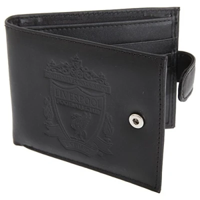 Image of Club Licensed Liverpool Embossed Leather Wallet One Size