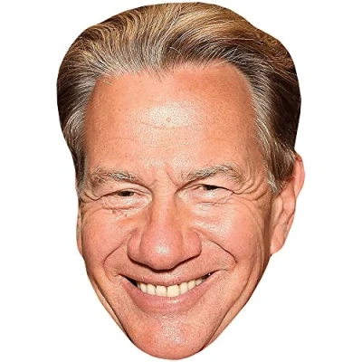 Image of Michael Portillo (Smile) Celebrity Mask, Flat Card Face, Fancy Dress Mask