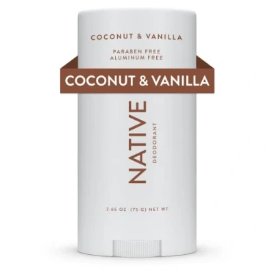 Image of Native Deodorant Natural Made without Aluminum &amp; Parabens Coconut Vanilla