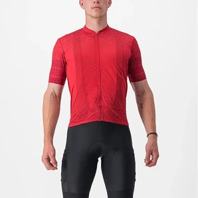 Image of CASTELLI 4523016 611 Unlimited Terra Jersey Men&#039;s T Shirt Dark red L