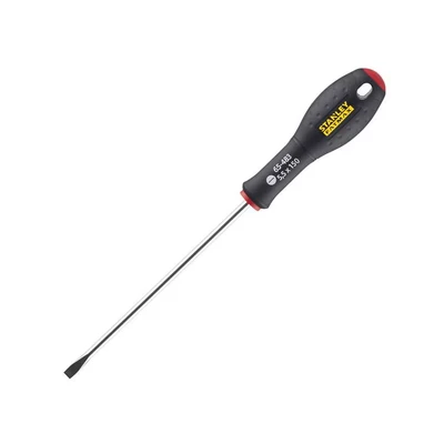 Image of Stanley 0 65 483 Fat Max Screwdriver Flared 5.5X150Mm Black And Red