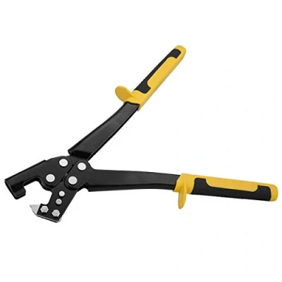 Image of Longzhuo Steel Stud Crimper, Light Keel Fixed Punching Pliers, Hand Metal Punch Lock Drywall Tool, Handle Crimper for Decoration Ceiling
