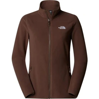 Image of The North Face 100 Glacier FULL ZIP Fleece jacket, Women&#039;s, Size: XS, Smokey brown