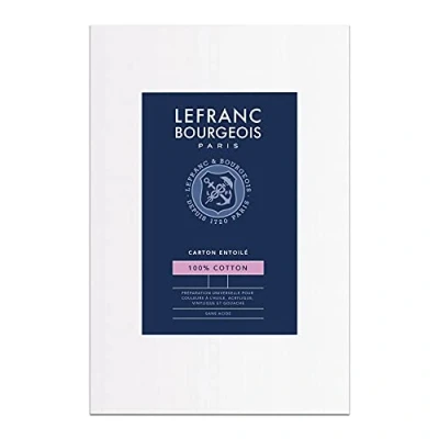 Image of Lefranc and Bourgeois painting board, Cotton, White, 18 x 24 0,6 cm