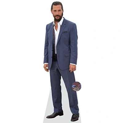 Image of Matthew McConaughey (Blue Suit) Mini Size Cutout