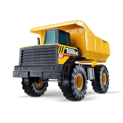Image of Tonka Steel Classics Mighty Dump Truck Kids Construction Toys for Boys and Girls, Vehicle Creative Play, Motor Skill Development Ages 3+ Basic Fun 06087 FFP