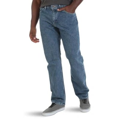 Image of Wrangler Authentics Men&#039;s Big &amp; Tall Classic Relaxed Fit Jean, Vintage Stonewash, 30W / 30L
