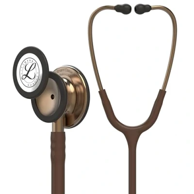Image of 3M Littmann Classic III Stethoscope, Copper Finish Chestpiece, Chocolate Tube, 69 cm, 5809