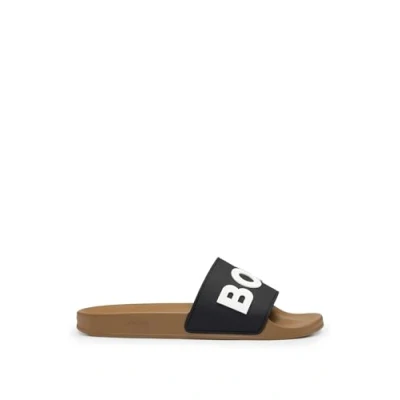 Image of BOSS KIRK Unisex Mules, Size: 4, Open beige Synthetics