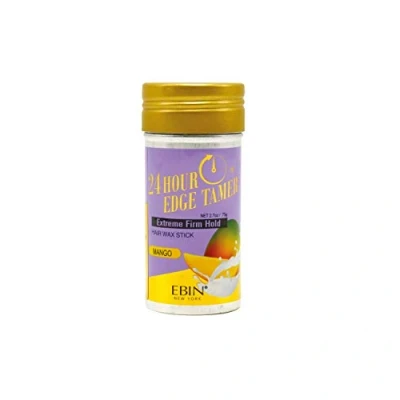 Image of EBIN NEW YORK 24 Hour Edge Tamer Hair Sleek Stick, Extreme Firm Hold, 2.7 oz, Mango &amp; Go, No Flaking and White Residue