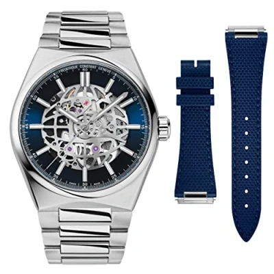 Image of Frederique Constant Frédérique Highlife Mens Silver Watch FC 310NSKT4NH6B Stainless Steel (archived) One Size