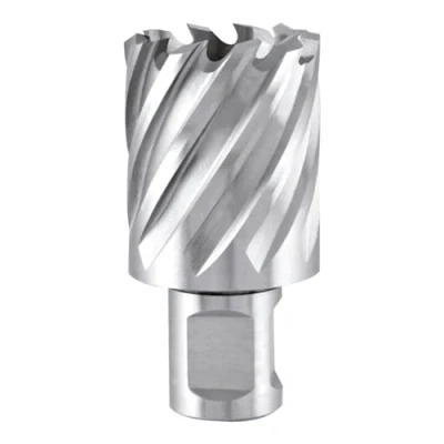 Image of Ruko HSS Core Drill Bit with 3/4 inch Weldon Shank, CBN Ground, Bright Finish, 40.0 mm Diameter, 63.0 Length, R108240