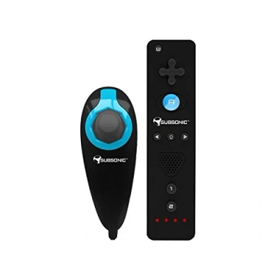 Image of SUBSONIC Wii U Rainbow controller black