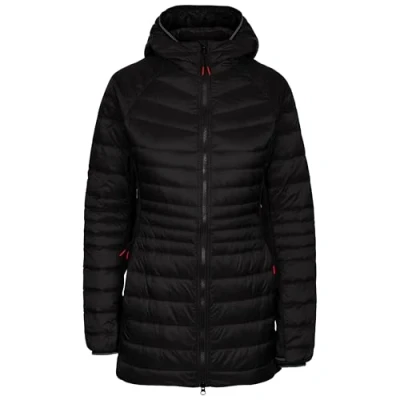 Image of Trespass Womens Down Jacket Padded and Lightweight with Grown On Hood Hub