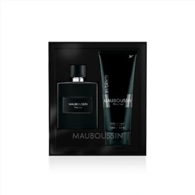 Image of Mauboussin Jumbo Set Pour Lui In Black : Eau de Parfum 100ml (3.3 Fl Oz) &amp; Shower Gel 200ml (6.6