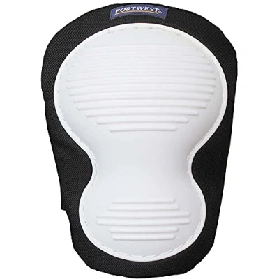 Image of Portwest Non Marking Knee Pad , Color:White, Size:Adjustable, KP50WHR