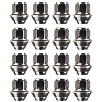 Image of RYBO Set of Alloy Wheel Nuts. M12 x 1.5, Taper Washer, 19mm Hex for Use With Ford Wheels &amp; More (16)
