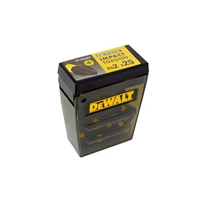 Image of Dewalt DT70526T 25mm Impact Torsion Screwdriver PH2 Bits (25 Pack Tic Tac Dispenser)