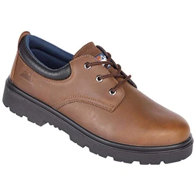 Image of Toesavers Dual Density S3 Safety Shoe Brown Size 3 1411