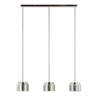 Image of Lucande Diano pendant light, smoky grey three bulb
