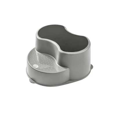 Image of Rotho Babydesign Children&#039;s Stool Step TOP Recycled (Plastic) Grey
