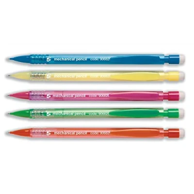 Image of 5 Star Disposable Mechanical Pencil Retractable with 3 x 0.7mm Lead Assorted Barrels [Pack of 10]